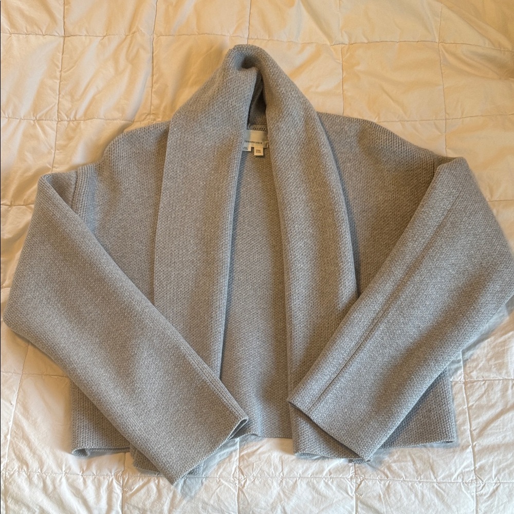Anthropologie Light Gray Women's Blazer